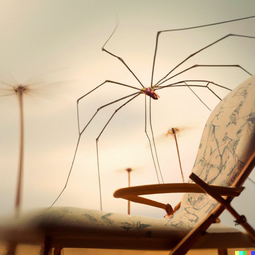 Daddy Longlegs on the Chaise Longue -- Version 1