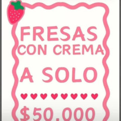 FRESAS CON CREMA