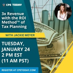 3x Revenue with the ROI Method(tm) of Tax Planning