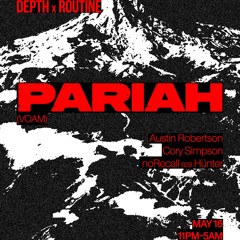 Cory Simpson live at DEPTH x ROUTINE present PARIAH