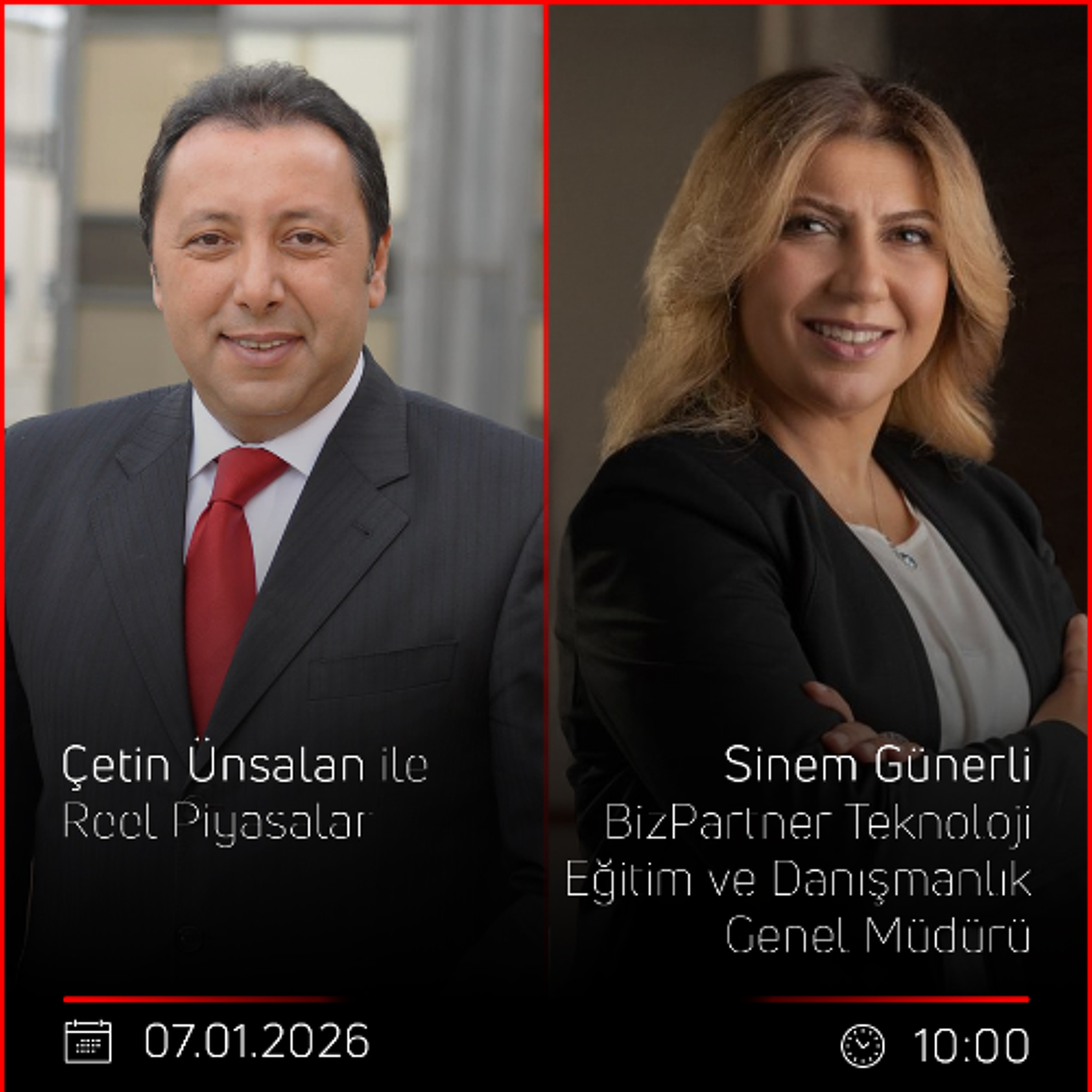 Sinem Günerli - Çetin Ünsalan ile Reel Piyasalar