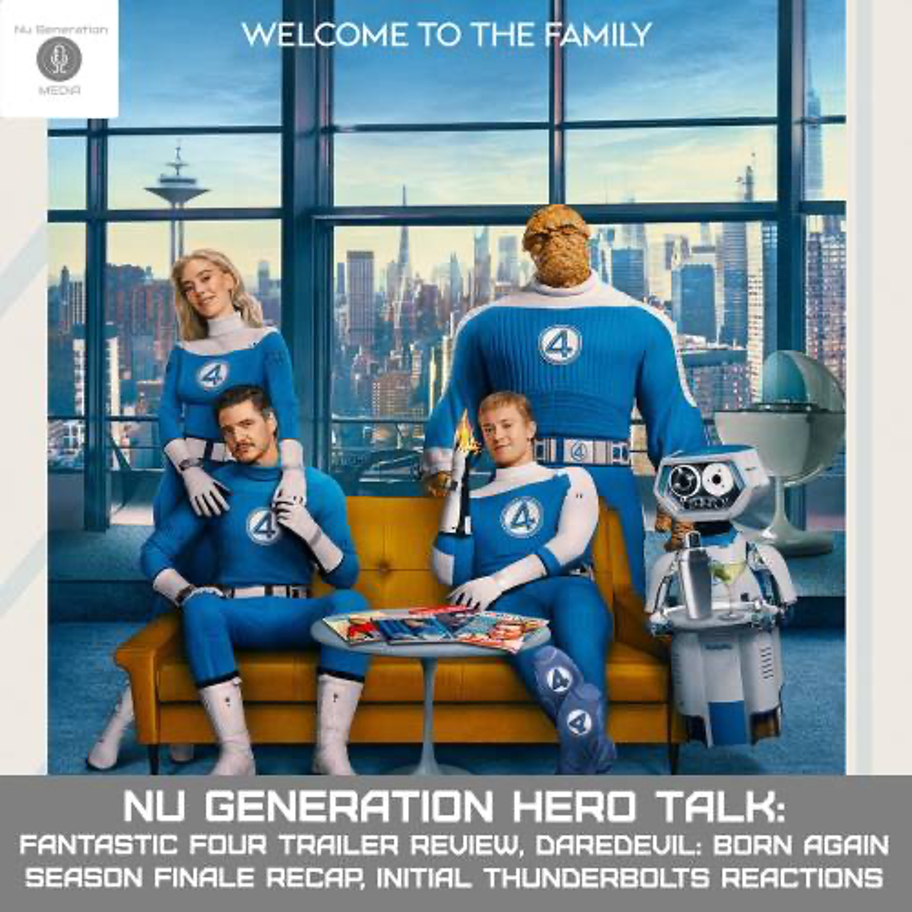 Hero Talk: Fantastic Four Trailer Recap, Daredevil Born Again Season Finale, Thunderbolts Reax episode artwork