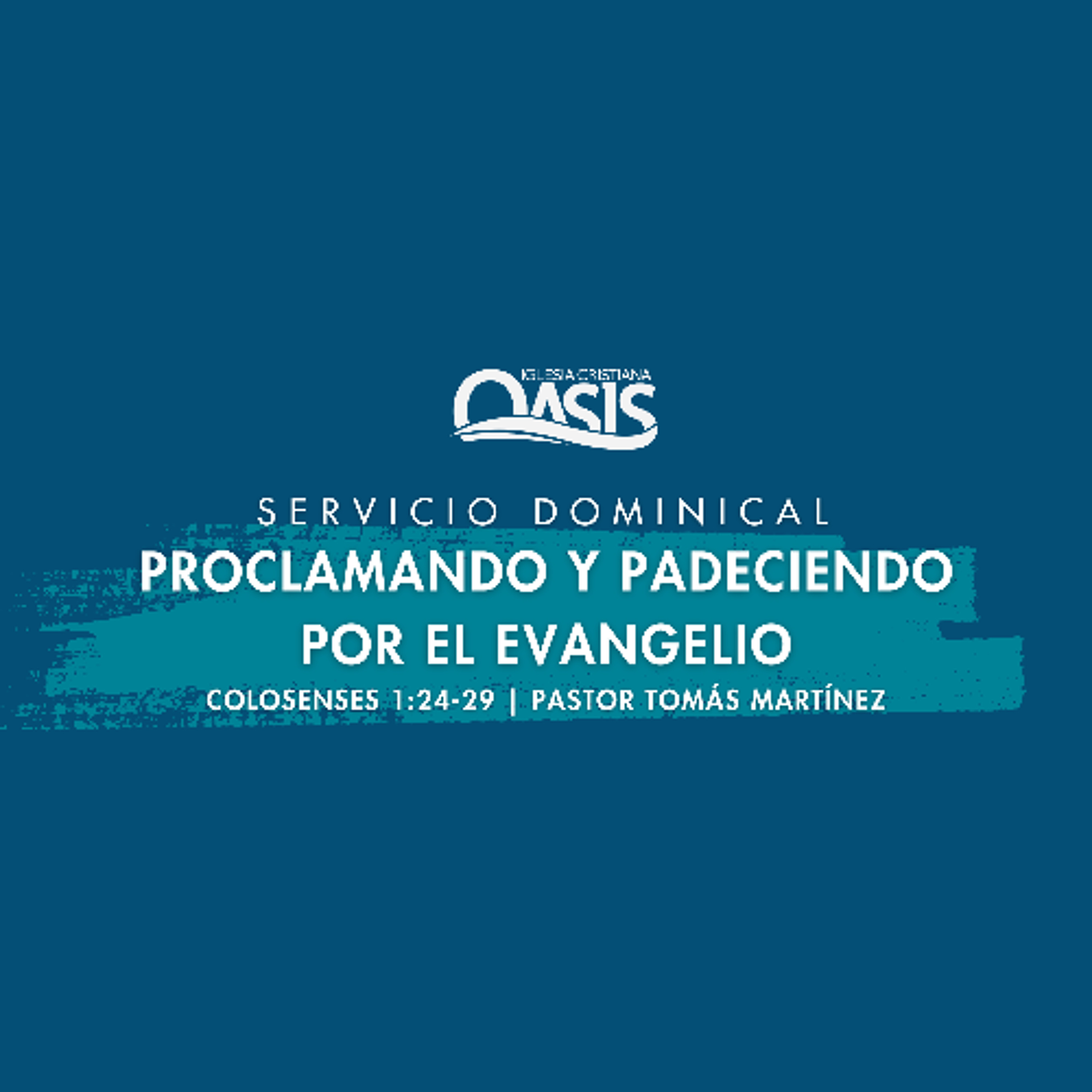 Proclamando y padeciendo por el evangelio - Pastor Tomás Martínez episode artwork