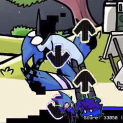 Mordecai corrupted - Overworked (pibby fnf)