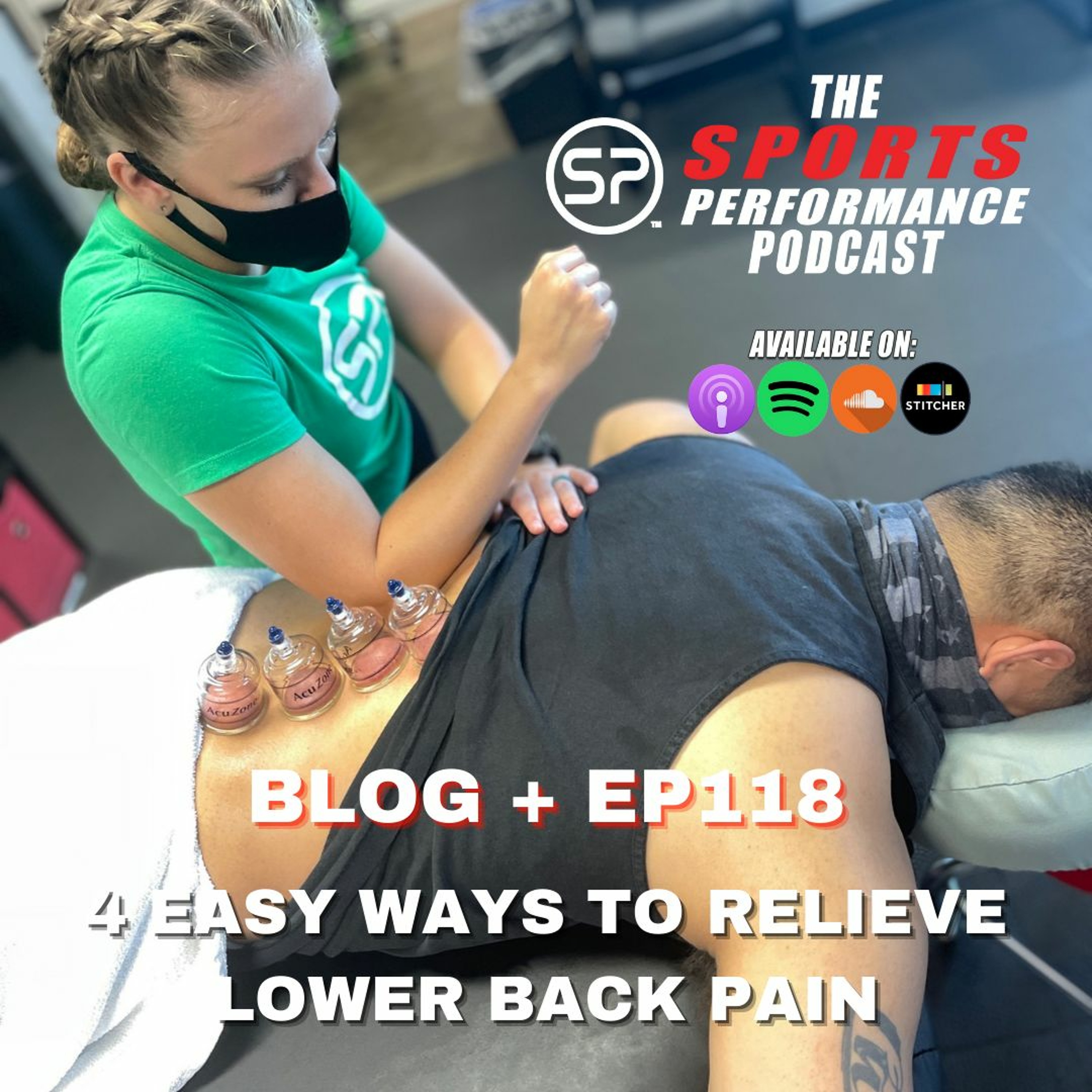 EP118: 4 Easy Ways To Relieve Lower Back Pain episode artwork