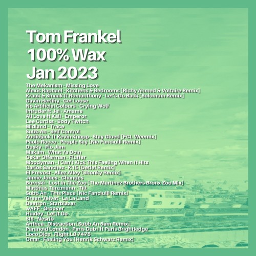 Tom Frankel - 100% WAX | January 2023