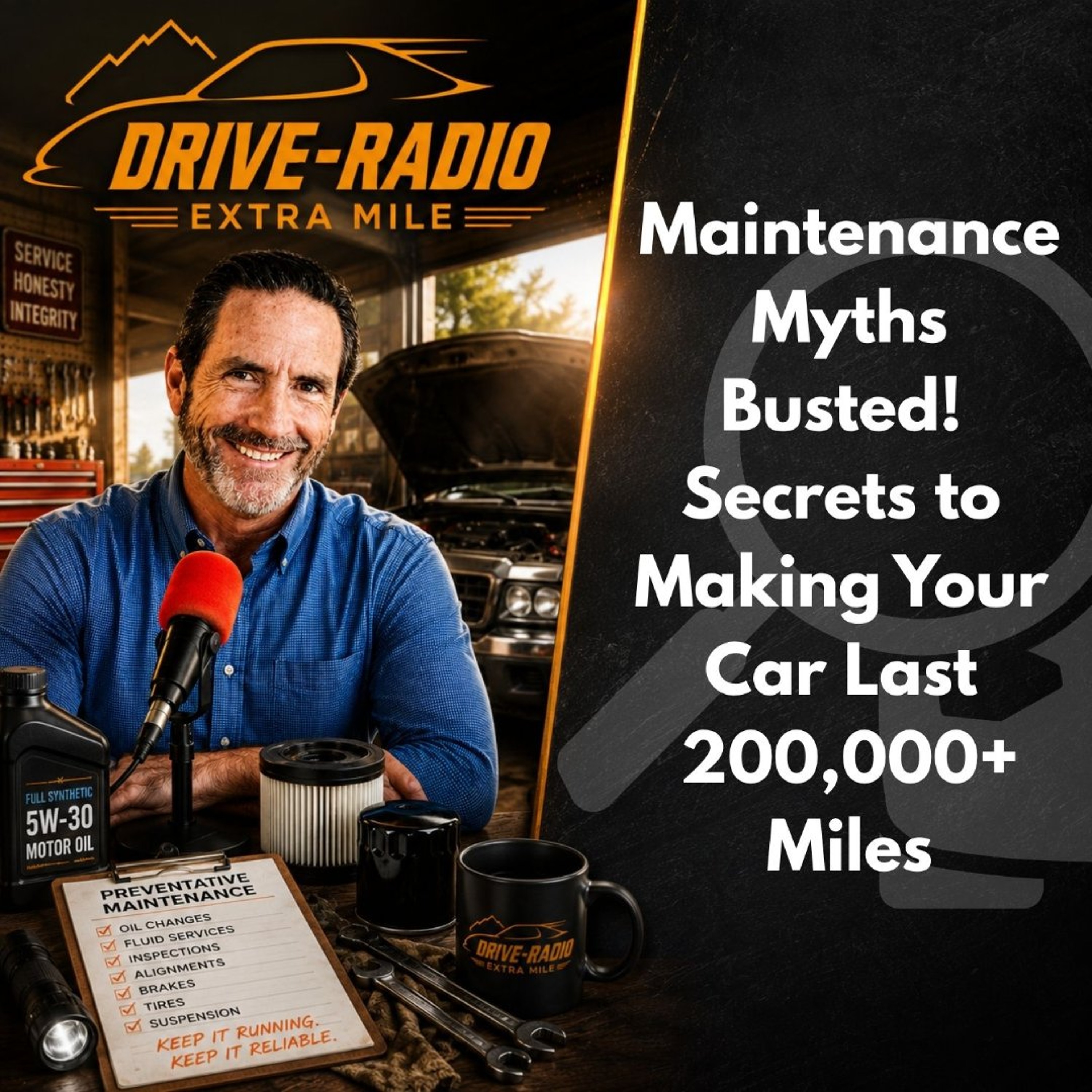 - THE EXTRA MILE: Maintenance Myths Busted! Secrets to Making Your Car Last 200,000+ Miles.  (7-18-26) episode artwork