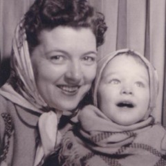 1956 - 3 year old Modern & mom, Marcy