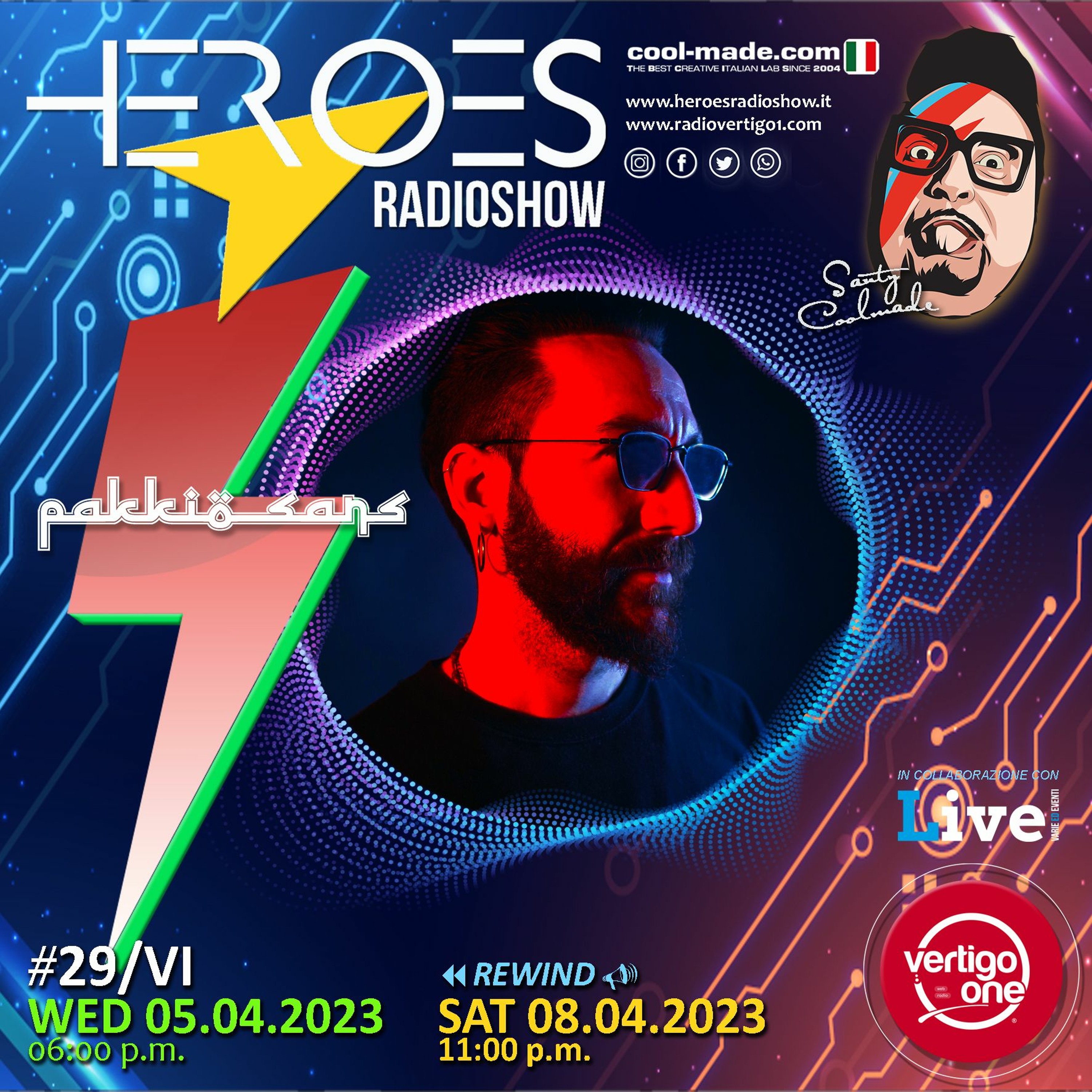 #29/2022-23> HEROES RadioShow - Special Guest PAKKIO SANS episode artwork