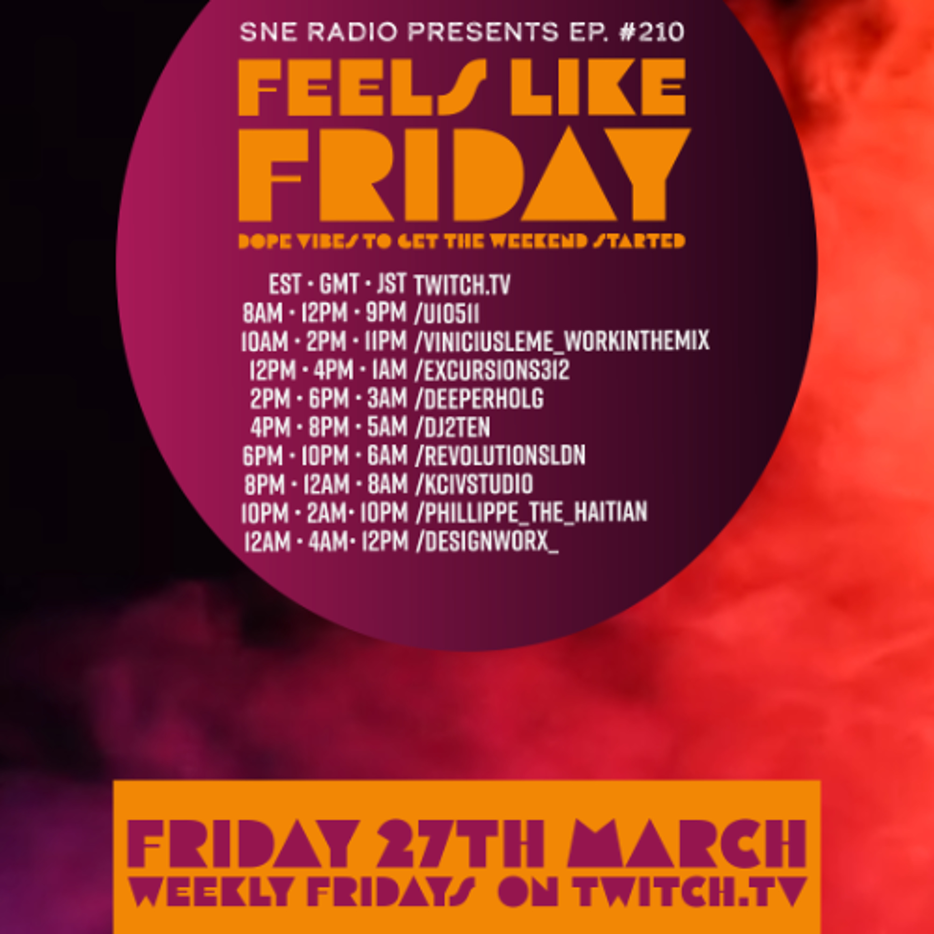 FEELS LIKE FRIDAY - SOULFUL HOUSE SA DEEP #210 (03272026) episode artwork