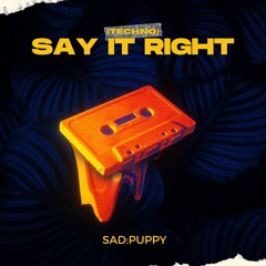 Nelly Furtado - Say It Right (Techno) (SAD PUPPY HYPERTECHNO REMIX) - OUT ON SPOTIFY