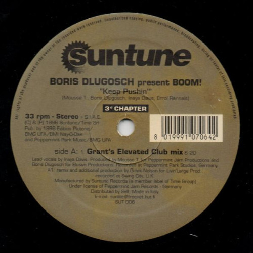 Boris - Keep Pushin' (Grant Nelson Elevated Mix)