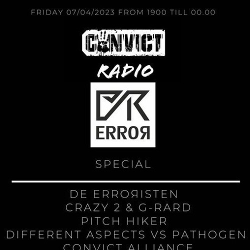 Convict Radio Warm Up Mix