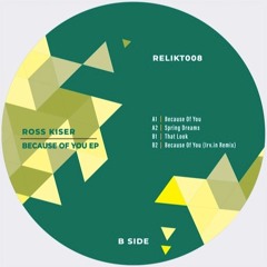 Premiere : Ross Kiser - Because Of You (Irv.In Remix) (RELIKT008)