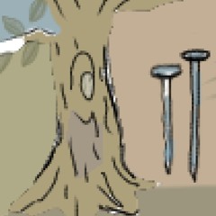 a tree next to another tree & treatise of nails