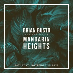 Live At Mandarin Heights (Tampa, FL) 11-19-22 (1st Hour)