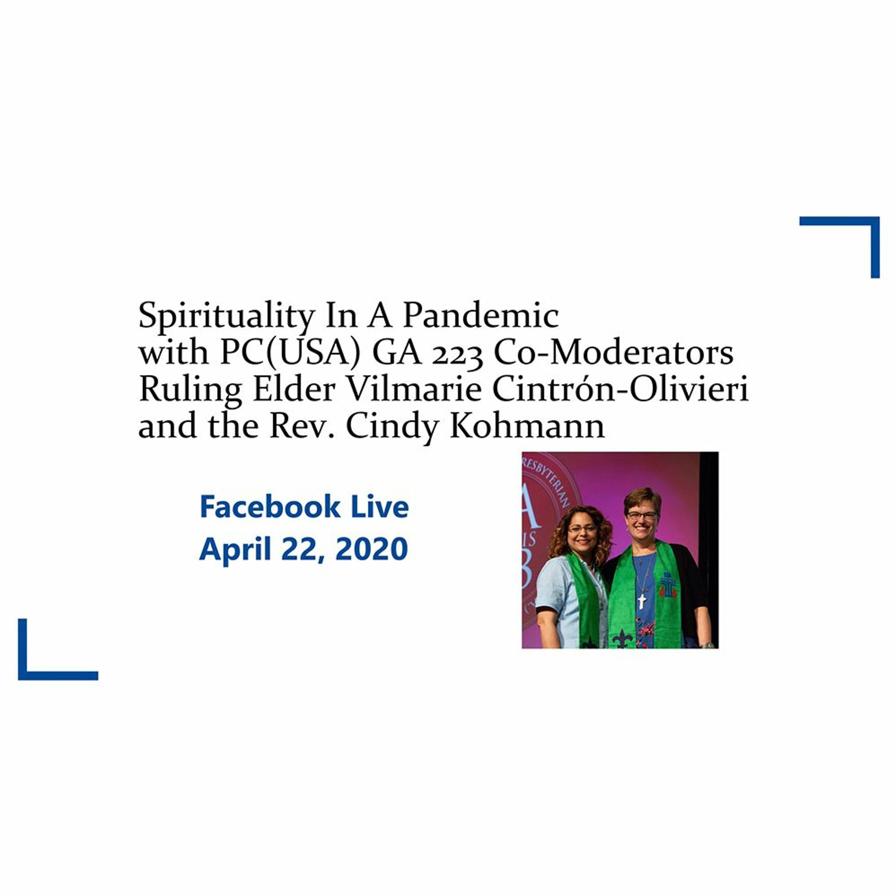Spirituality In A Pandemic with Vilmarie Cintrón-Olivieri and Cindy Kohlmann episode artwork