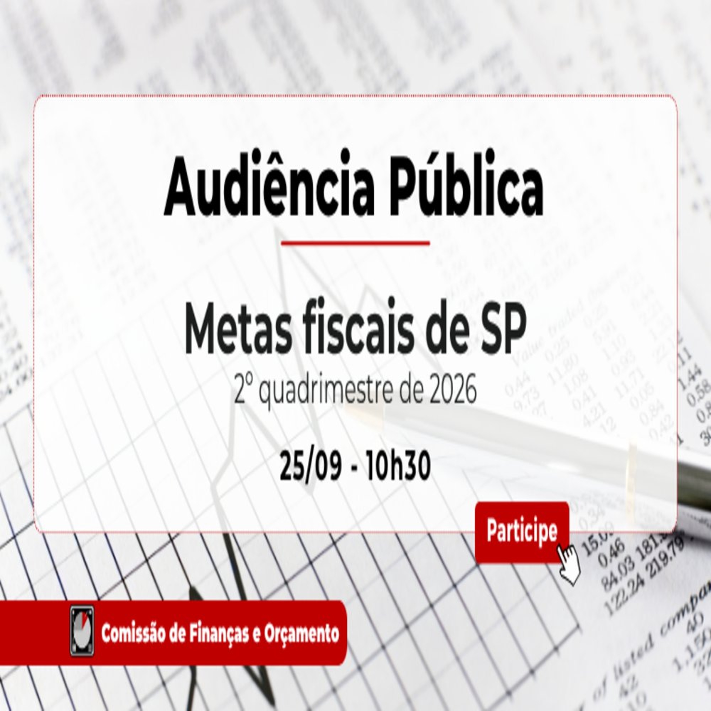17.09.2026 = COMISSÃO DE FINANÇAS VAI RECEBER SECRETARIA MUNICIPAL DA FAZENDA PARA PRESTAÇÃO DE CONTAS episode artwork