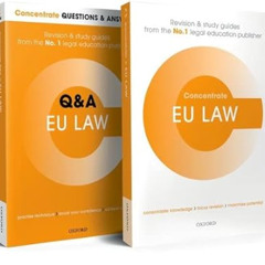 Read PDF 💌 EU Law Revision Concentrate Pack: Law Revision and Study Guide by  Matthe
