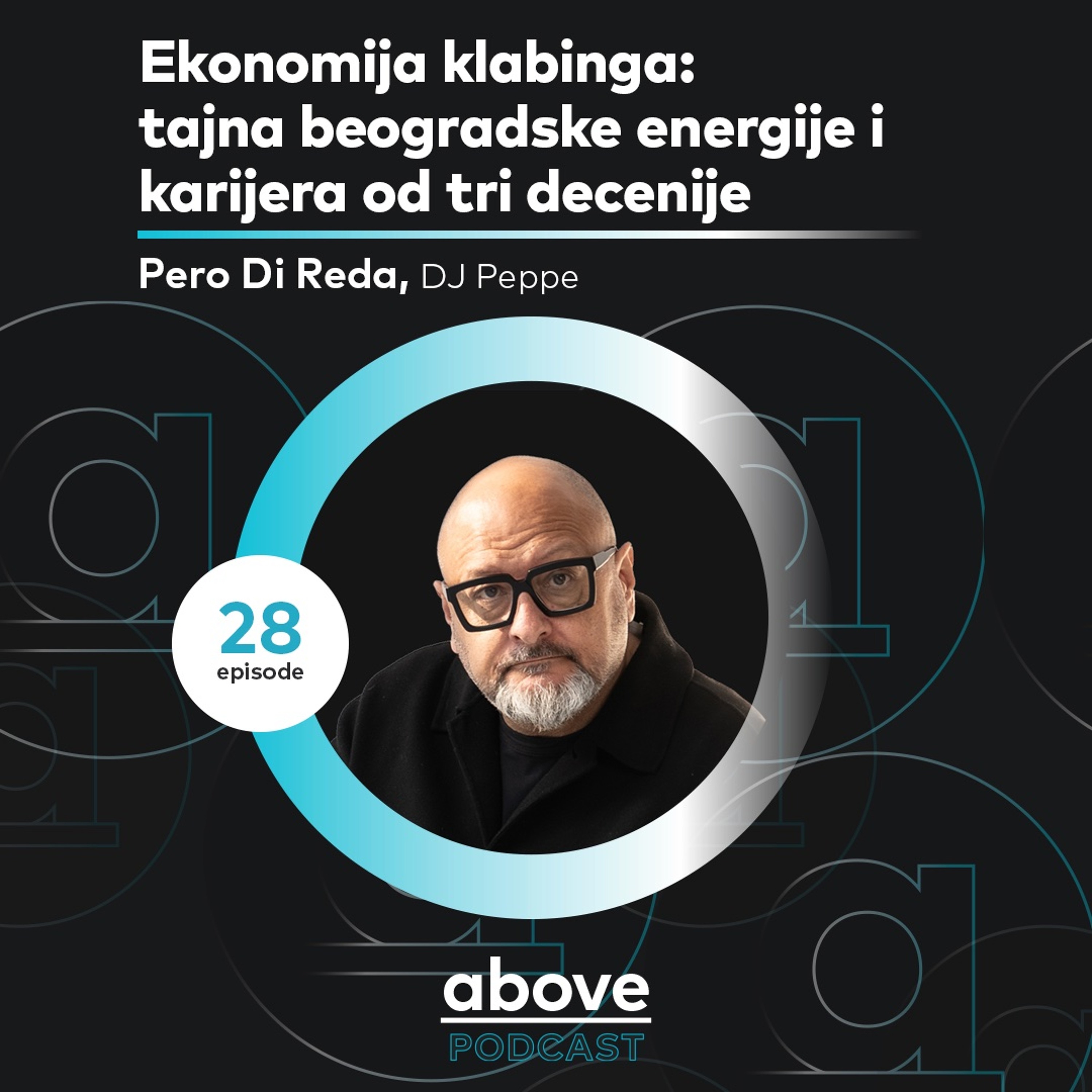 Ekonomija klabinga: tajna beogradske energije i karijera od tri decenije I Pero Di Reda I Above EP28 episode artwork