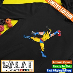 Wolverine and Deadpool style of the Air Jordan Jumpman logo T-shirt