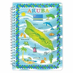 [VIEW] [EBOOK EPUB KINDLE PDF] Notebook Aruba Map Souvenir - One Subject Spiral Noteb