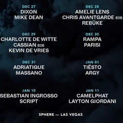 Cassian b2b Kevin de Vries @ The End Of Genesys, Sphere Las Vegas, United States 2024-12-29