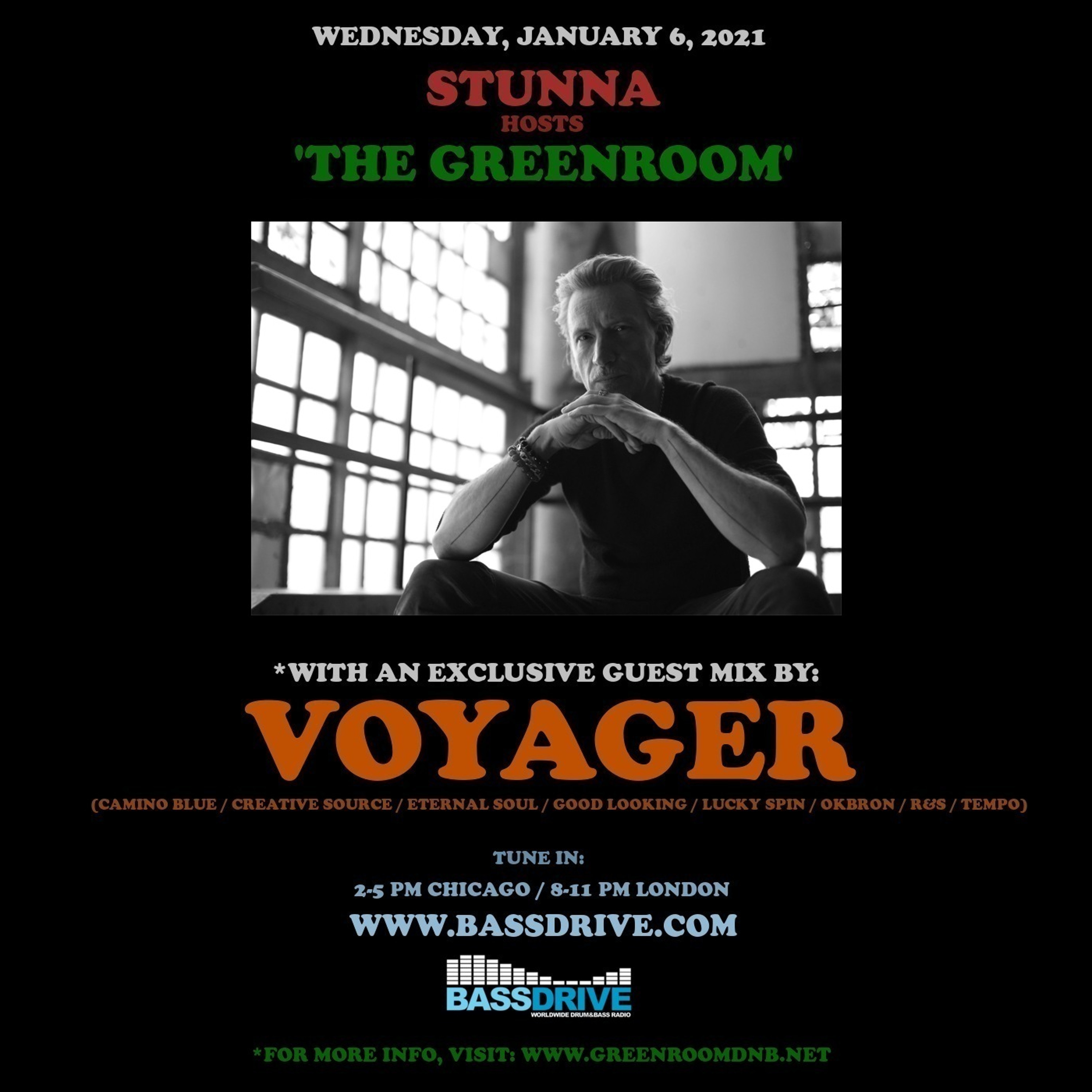 STUNNA Hosts THE GREENROOM with VOYAGER Guest Mix January 6 2021 episode artwork