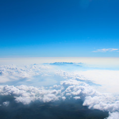 above the clouds