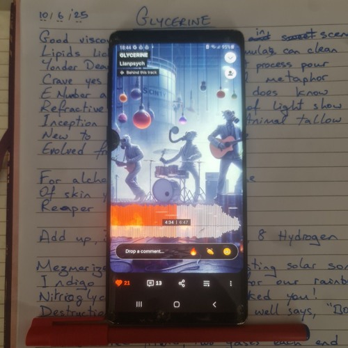 Glycerine (Poem and Notes ~ If you're really bored 😆)