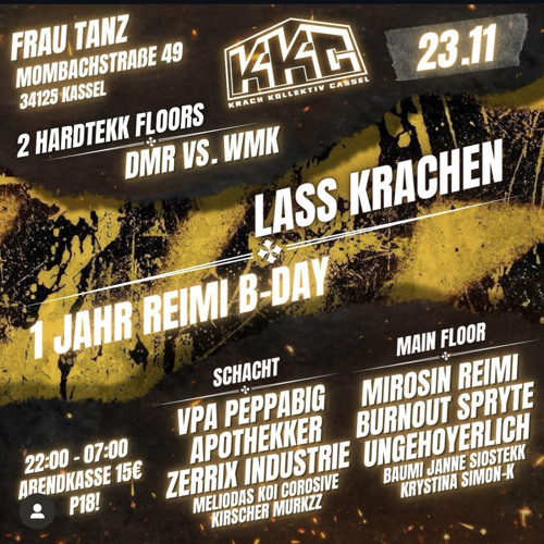 KASSEL PREVIEW SETCUT / 1 JAHR REIMI BDAY