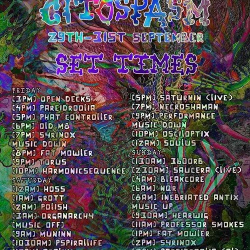 12am Sunday Set @ Cytospasm // 190-290bpm