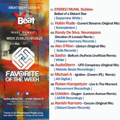 Marc Denuit // Favorite of the Week 25.08 > 1.09.23 On Xbeat Radio Station