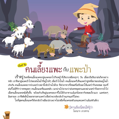 016 คนเลี้ยงแพะกับแพะป่า