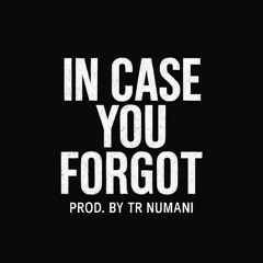 In Case You Forgot (Prod. By TR Nuimani)