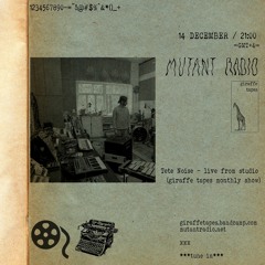 Giraffe Tapes - Tete Noise  Live From Studio