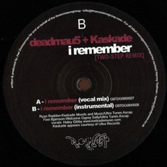 DEADMAU5, KASKADE - I REMEMBER [TWO-STEP REMIX]