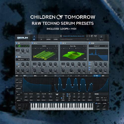 Raw Techno Serum Presets + Loops + Midi