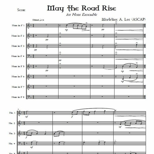 May The Road Rise- Horn Octet (MIDI)