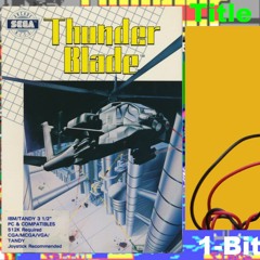 ThunderBlade [MS DOS] Title Screen on IBM PC Speaker
