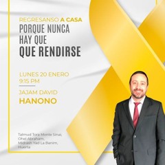 RAB DAVID HANONO- REGRESANDO A CASA PORQUE NUNCA HAY QUE RENDIRSE?