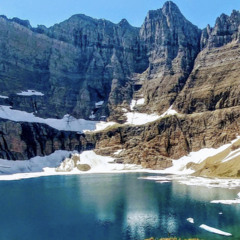 Glacier In The Lake