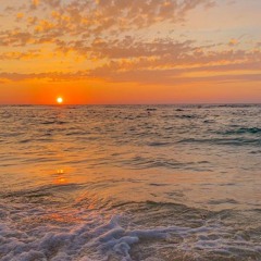 Beach Walk Sunset
