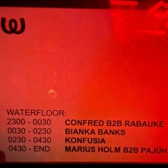 Confred B2B Rabauke @ Watergate May '24