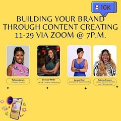 LIVE: Building Your Brand Through Content Creating
