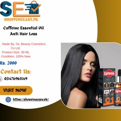 @Caffeine Essential Oil Anti hair In Pakistan