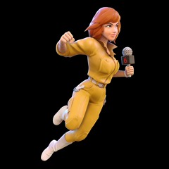 Nickelodeon All-Star Brawl 2 OST - Rooftop Rumble (Theme of April O'Neil)