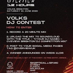 JACK, OR ROBBO - OVERVIEW BRIGHTON DJ COMPETITION MIX