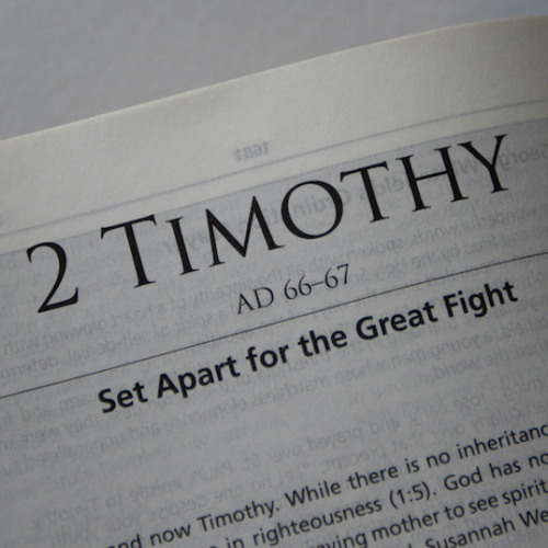 55 Book of 2 Timothy Read by Alexander Scourby AUDIO TEXT FREE on YouTube GOD IS LOVE
