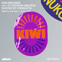 Kiwi Rekords with PJ Statham and RHD hosted by Conducta - 04 January 2023